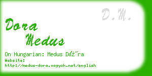 dora medus business card